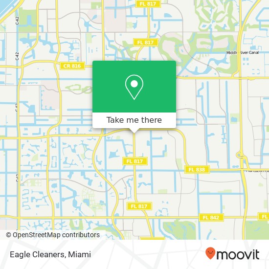 Eagle Cleaners map