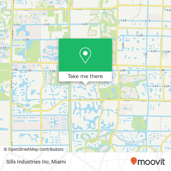 Sills Industries Inc map