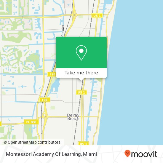 Mapa de Montessori Academy Of Learning