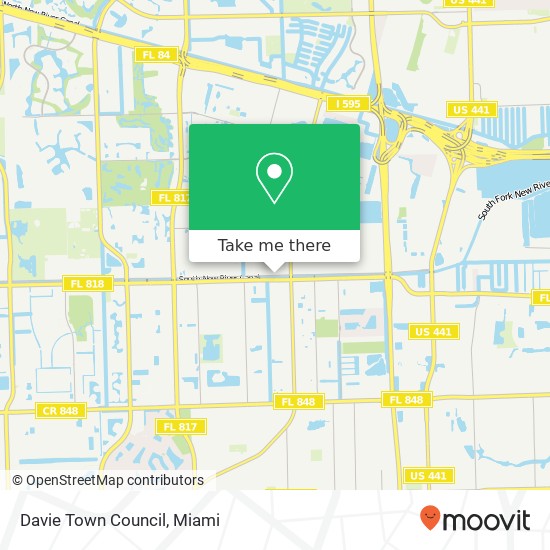 Davie Town Council map