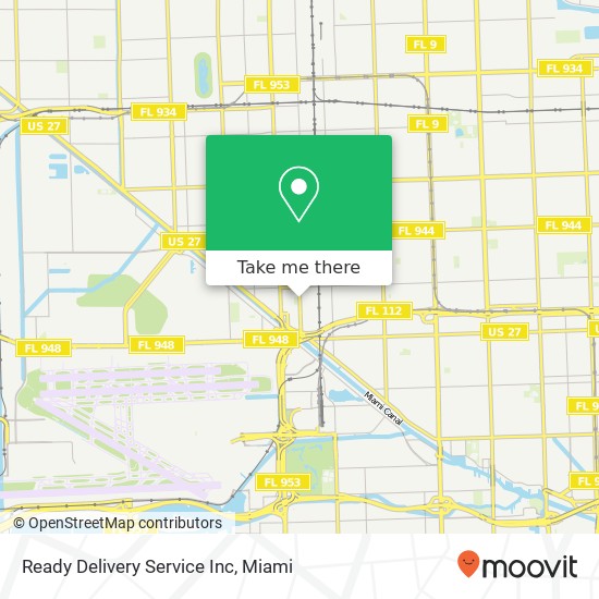Mapa de Ready Delivery Service Inc