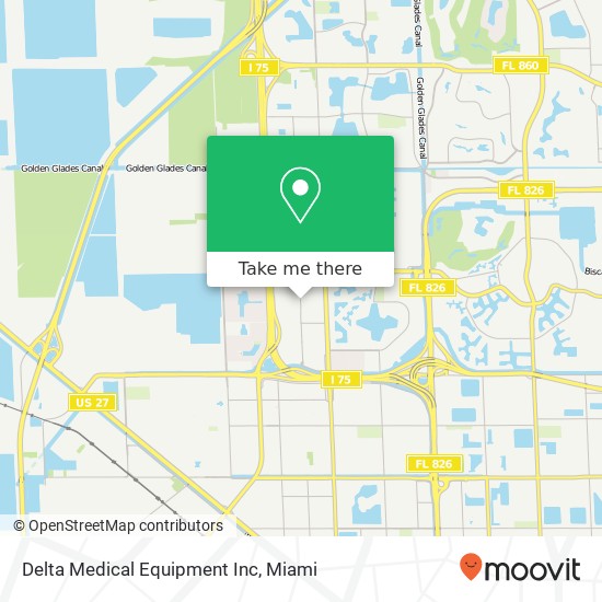 Mapa de Delta Medical Equipment Inc