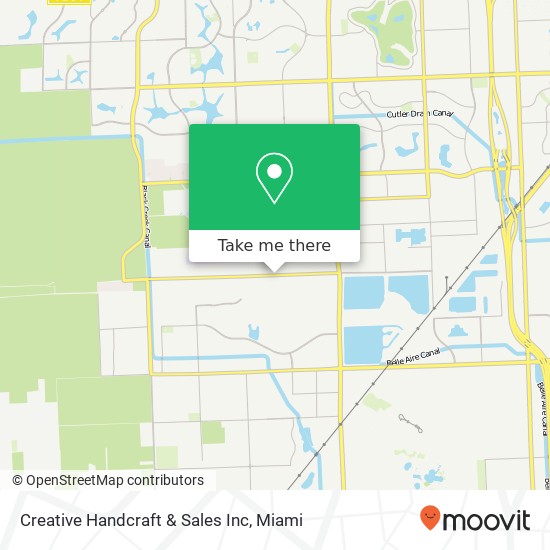 Creative Handcraft & Sales Inc map