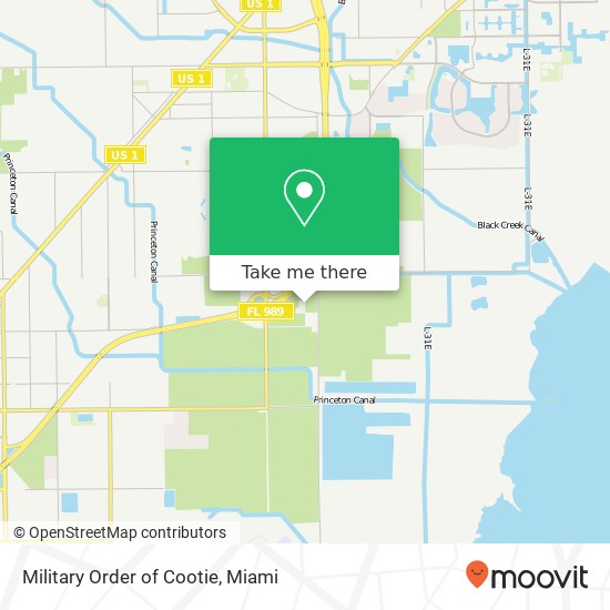 Military Order of Cootie map