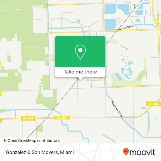 Gonzalez & Son Movers map