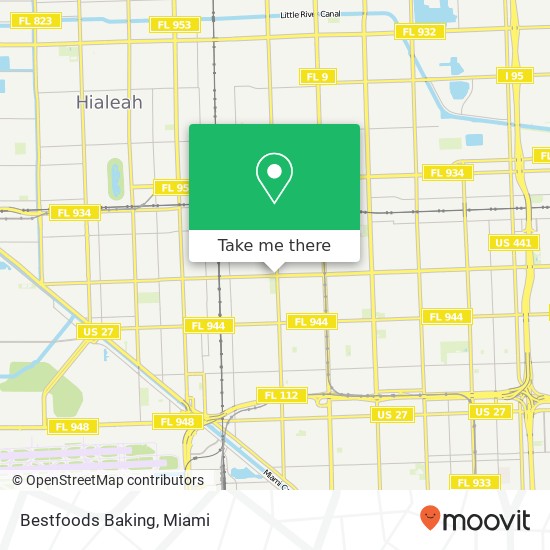 Mapa de Bestfoods Baking