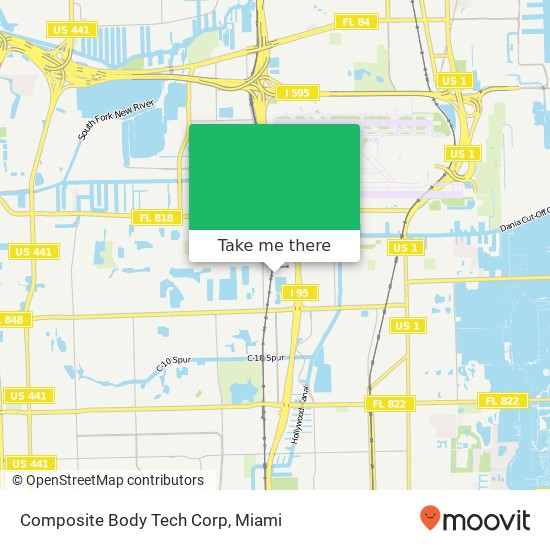 Mapa de Composite Body Tech Corp