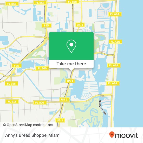 Mapa de Anny's Bread Shoppe