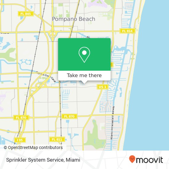 Sprinkler System Service map