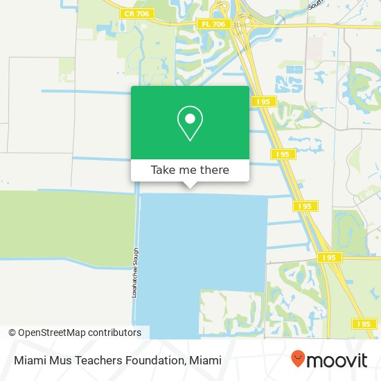 Mapa de Miami Mus Teachers Foundation