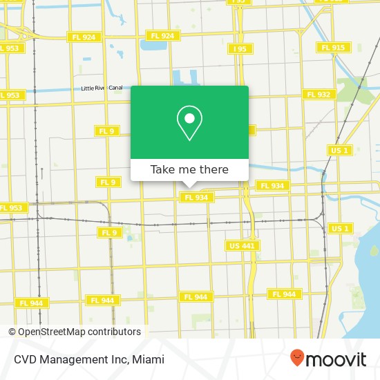 Mapa de CVD Management Inc