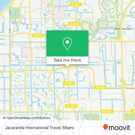 Jacaranda International Travel map