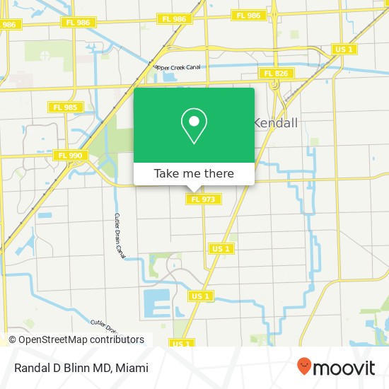 Randal D Blinn MD map