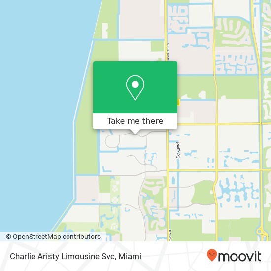 Charlie Aristy Limousine Svc map