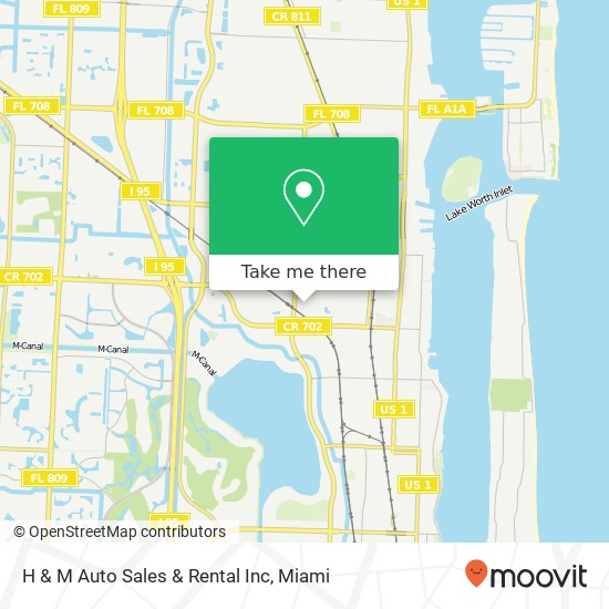 Mapa de H & M Auto Sales & Rental Inc