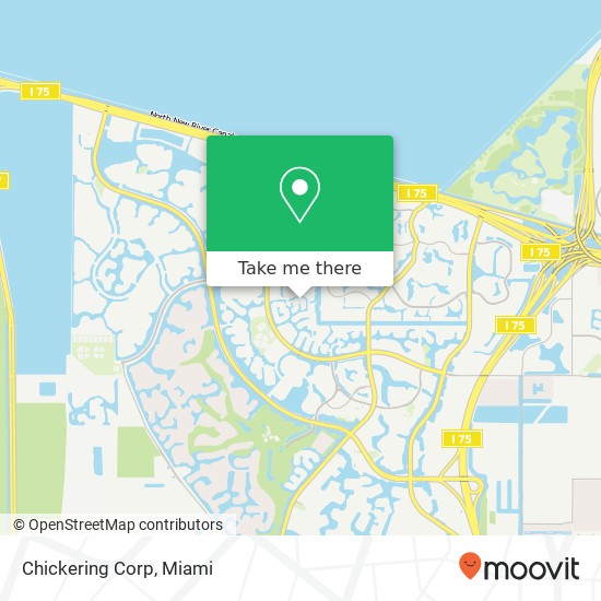 Chickering Corp map