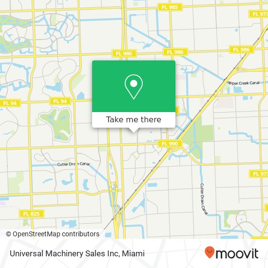 Mapa de Universal Machinery Sales Inc