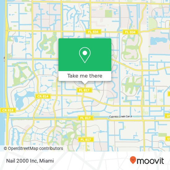 Nail 2000 Inc map