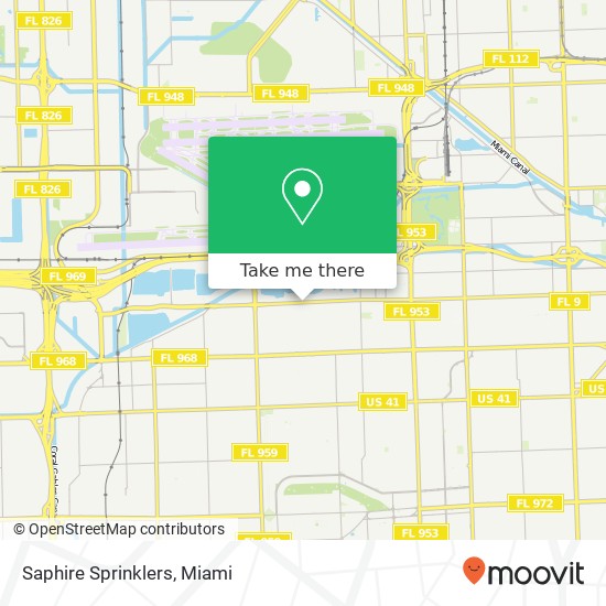 Saphire Sprinklers map