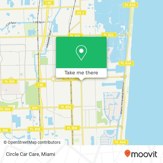 Circle Car Care map