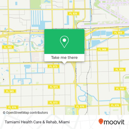 Tamiami Health Care & Rehab map
