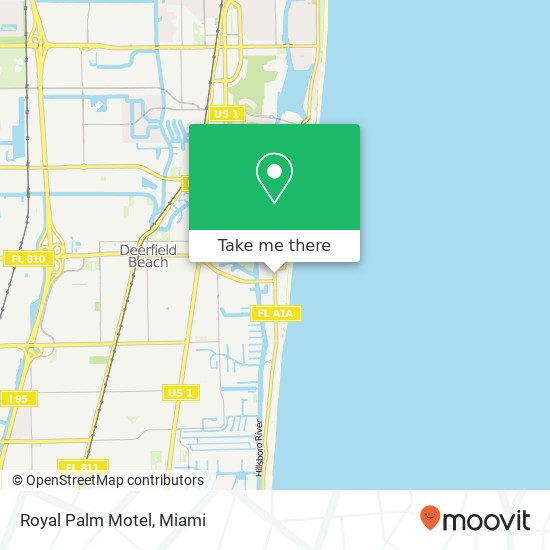Royal Palm Motel map