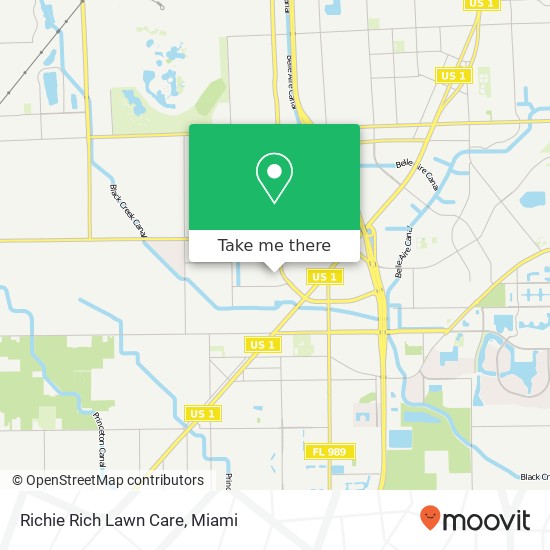Richie Rich Lawn Care map
