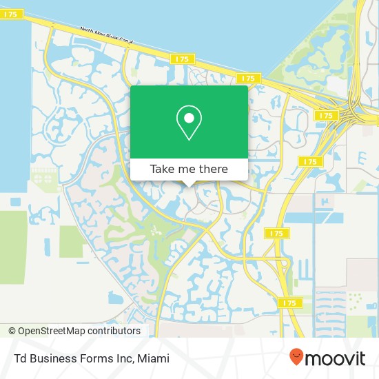 Td Business Forms Inc map