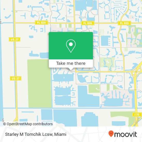 Starley M Tomchik Lcsw map