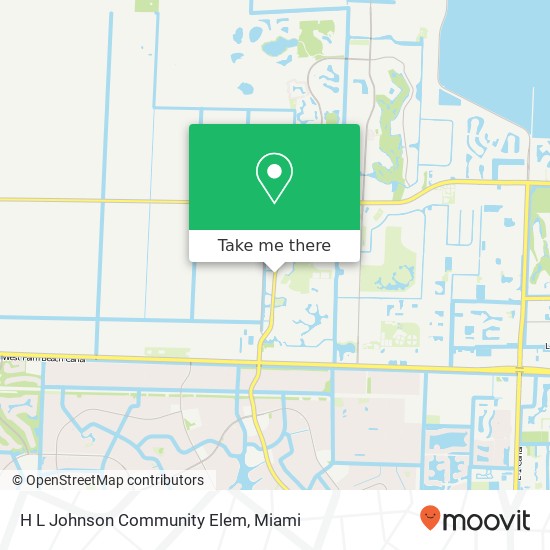 H L Johnson Community Elem map