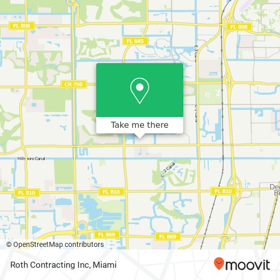 Roth Contracting Inc map