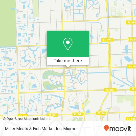 Mapa de Miller Meats & Fish Market Inc
