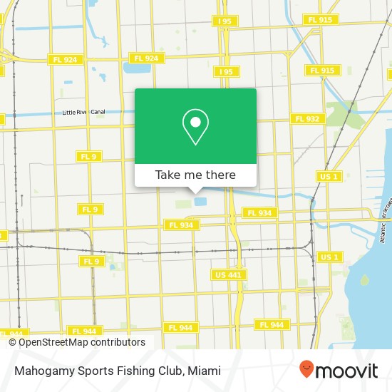 Mahogamy Sports Fishing Club map