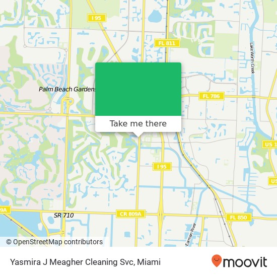 Mapa de Yasmira J Meagher Cleaning Svc