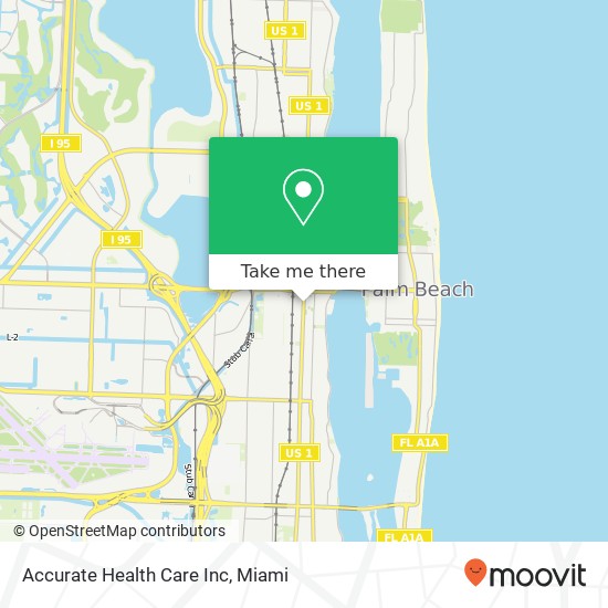 Accurate Health Care Inc map