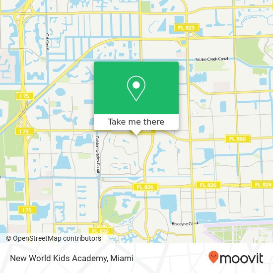 New World Kids Academy map