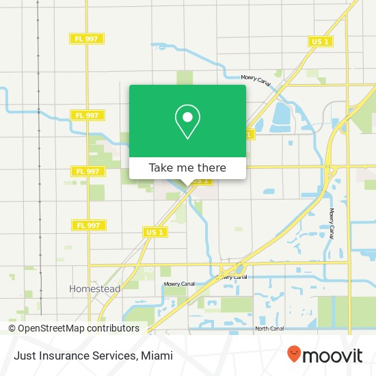 Just Insurance Services map