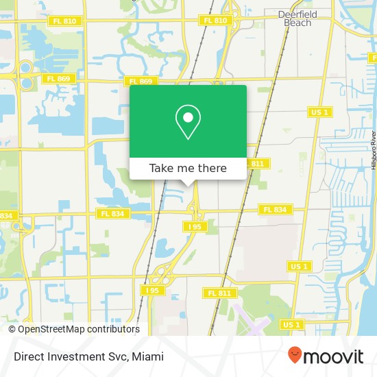 Direct Investment Svc map