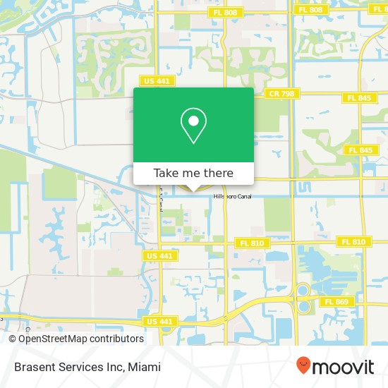 Mapa de Brasent Services Inc