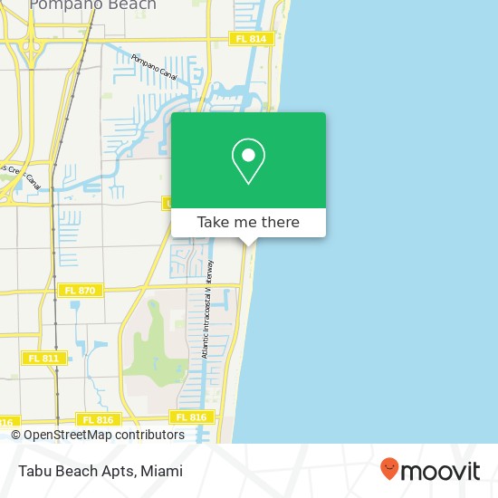 Tabu Beach Apts map