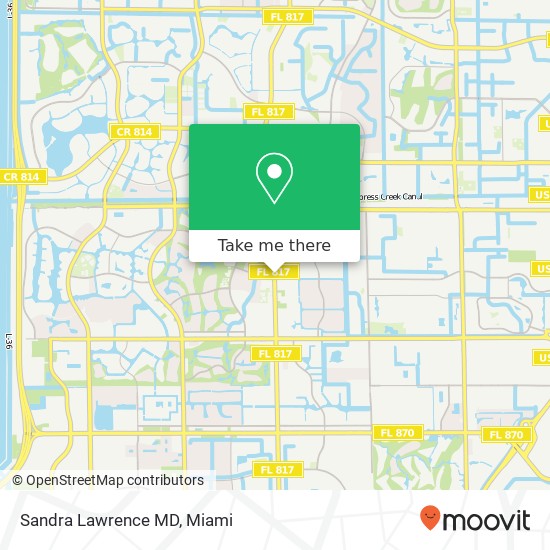 Sandra Lawrence MD map