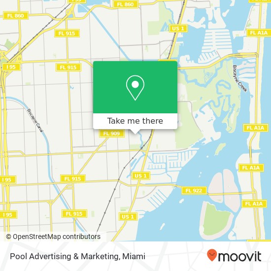 Pool Advertising & Marketing map