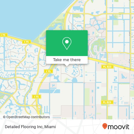 Detailed Flooring Inc map