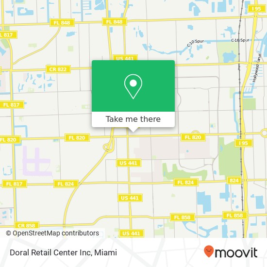 Doral Retail Center Inc map