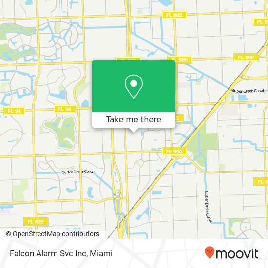 Falcon Alarm Svc Inc map