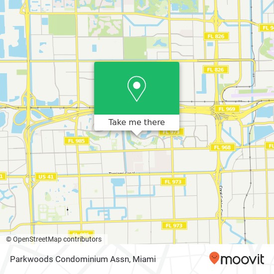 Mapa de Parkwoods Condominium Assn