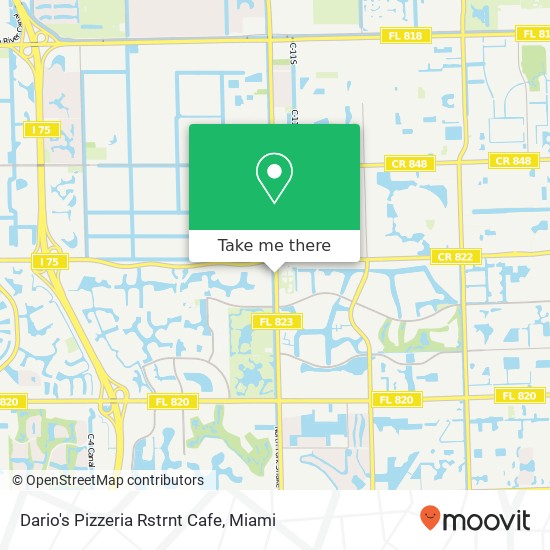 Mapa de Dario's Pizzeria Rstrnt Cafe