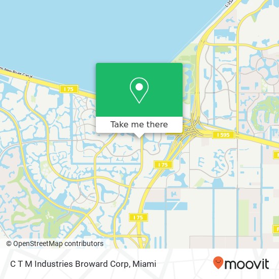 Mapa de C T M Industries Broward Corp