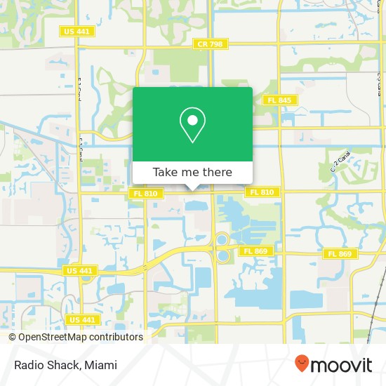 Radio Shack map