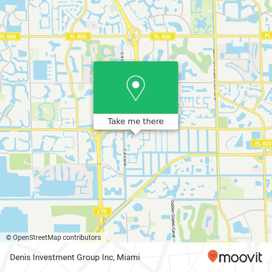 Denis Investment Group Inc map